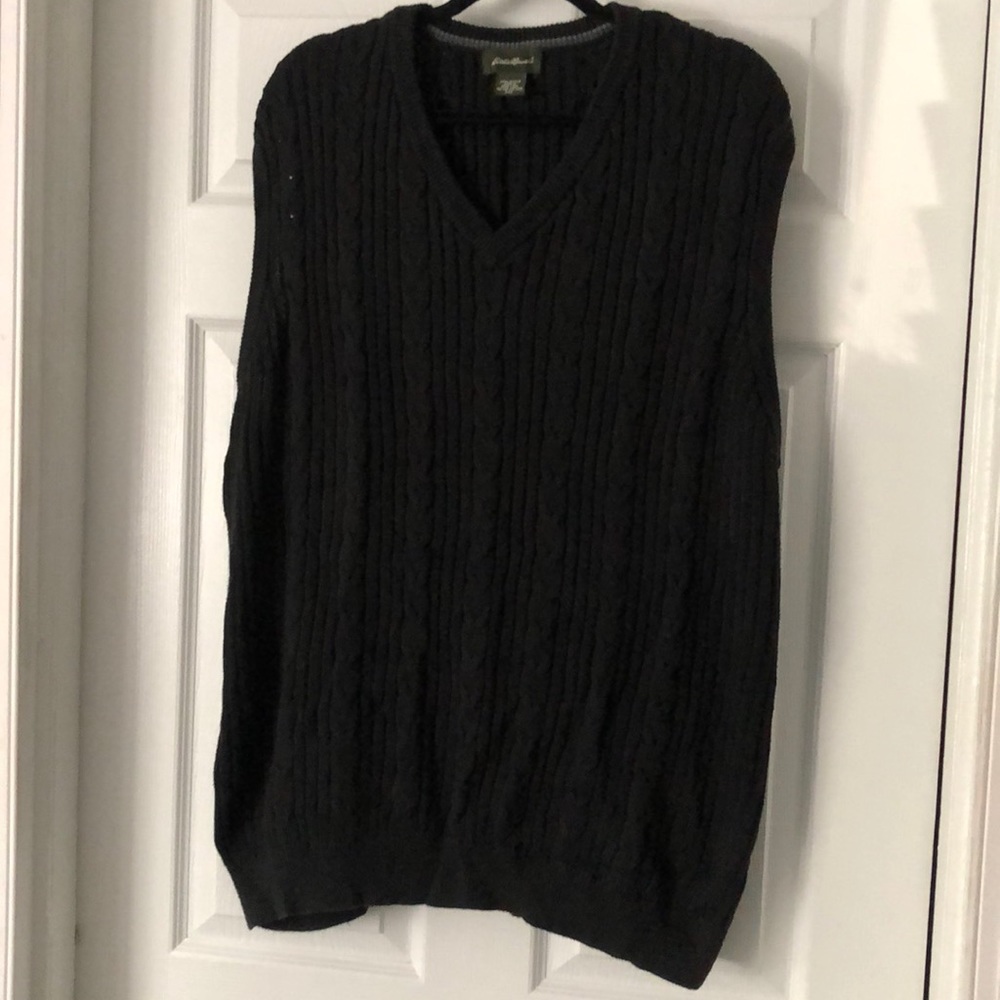 Eddie Bauer sweater vest .